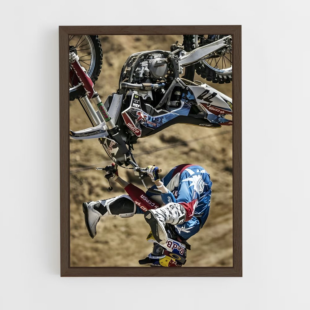 Poster Saut Élyséen – affiche Motocross freestyle (vue 5)